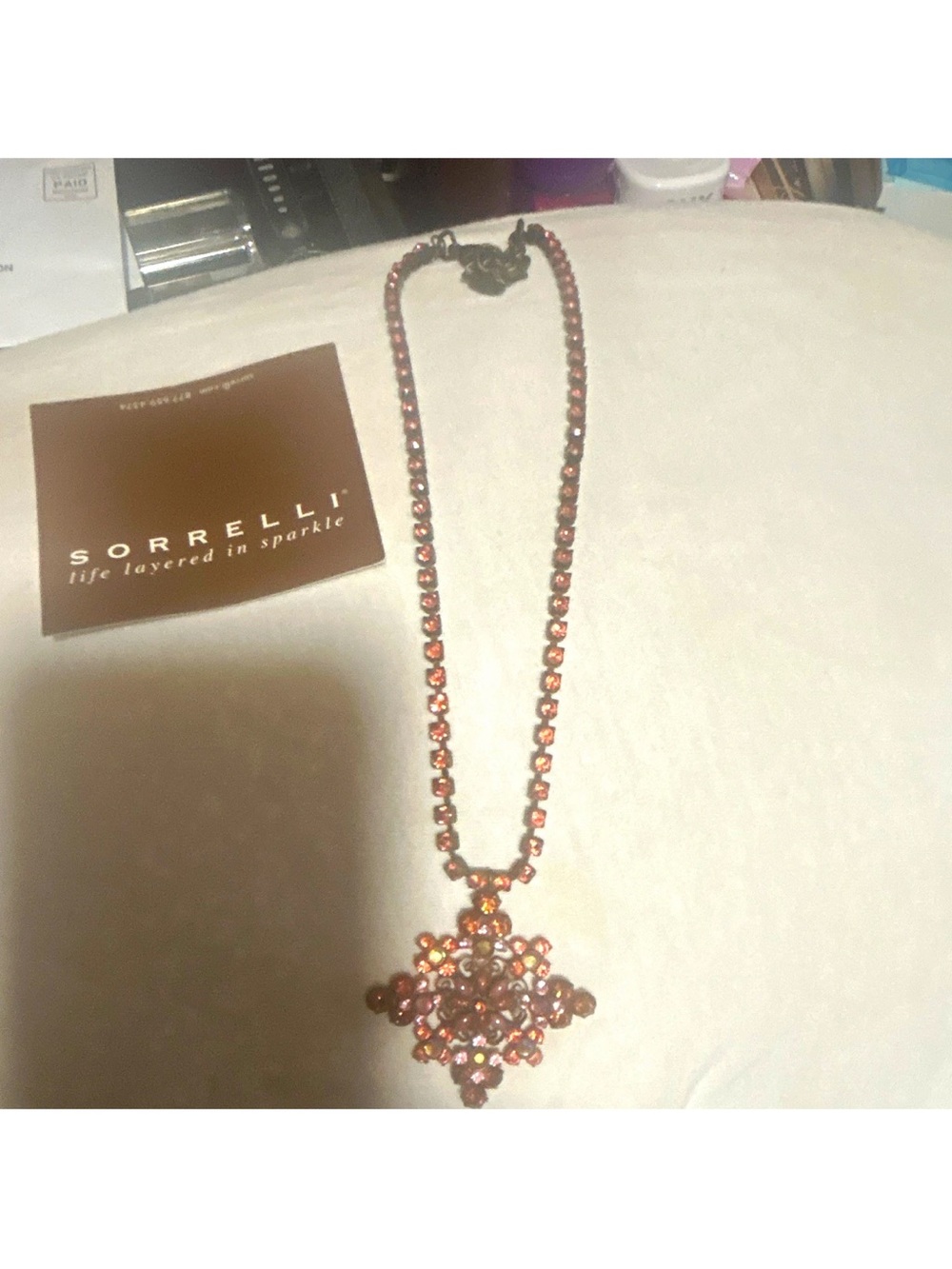 Sorrelli Crystal Cross Pendant Necklace